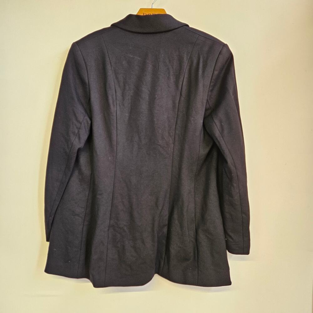 Express‎ Columnist Black Blazer Size L Women's One Button Career Office - Picture 2 of 12